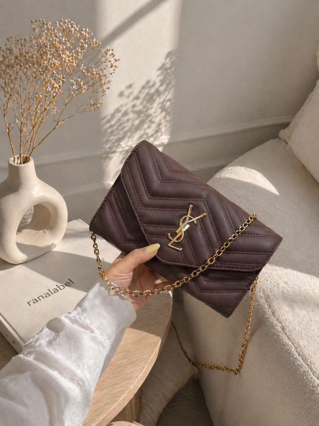 کیف پاسپورتی ysl بند زنجیری کد: 409